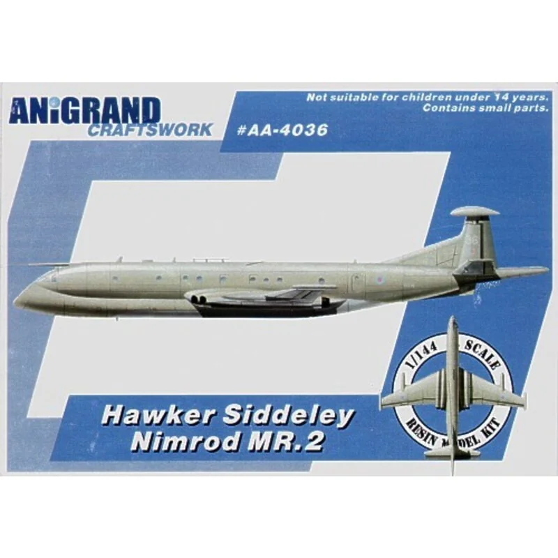 Hawker Siddeley Nimrod MR.2. Also includes BONUS kits of the Westland Merlin HC.3 Britten-Norman Defender AL.1 and Hawker P.1185