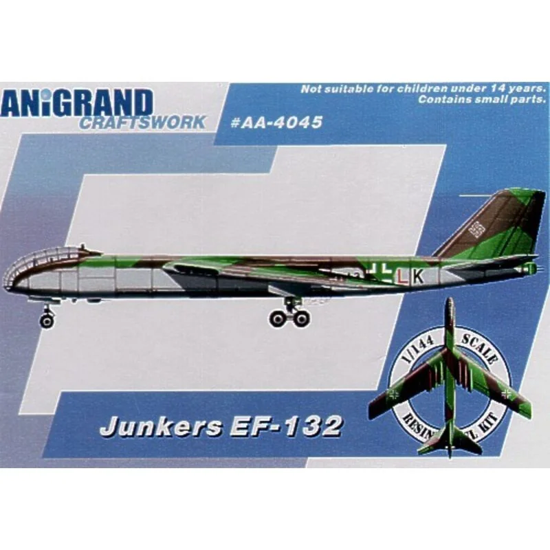 Junkers EF-132 Final jet bomber captured by Russian. Includes BONUS kits of the Lippisch Li.P12 Entwurf III Focke-wulf P.0310251