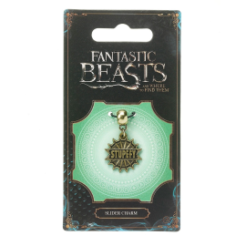 Fantastic Beasts Charm Stupefy (antique brass plated) 