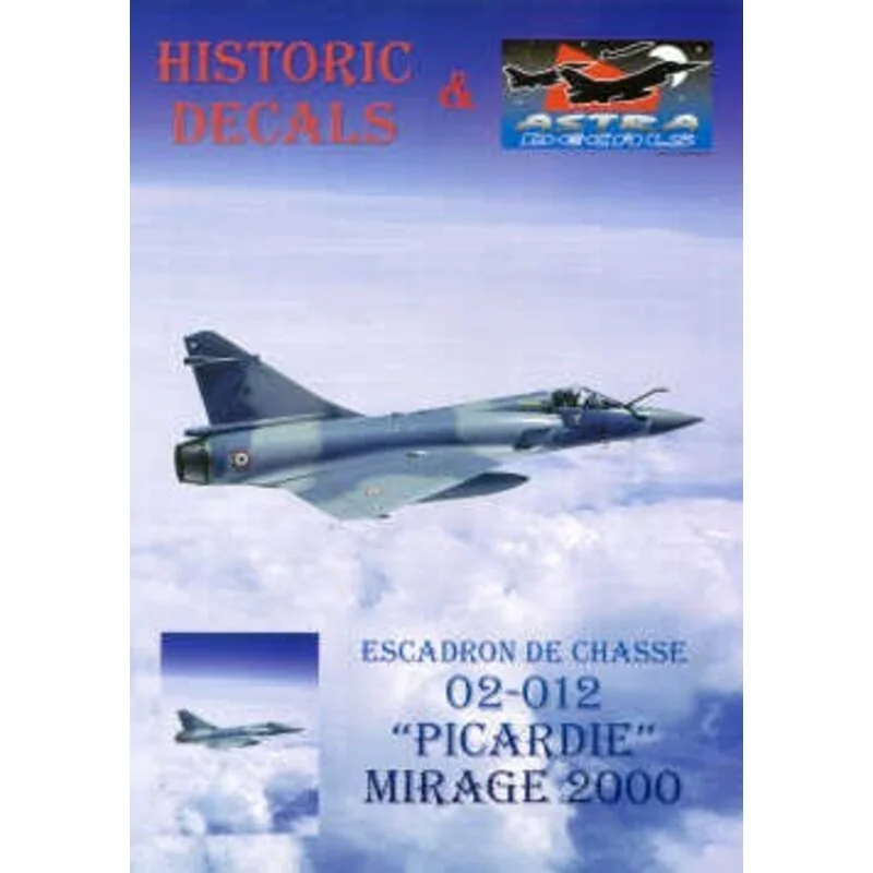 Dassault Mirage 2000 Esc.01/012 Cambrai. Decals for any squadron aircraft and 16 page booklet