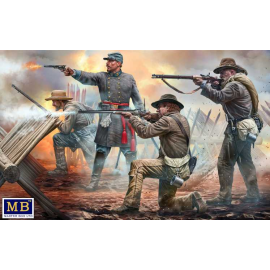 Do Or Die! 18e North Carolina Infanterie Regiment van Noord-Virginia in de slag bij Chancellorsvill, 2 mei 1863, ACW / Amerikaan