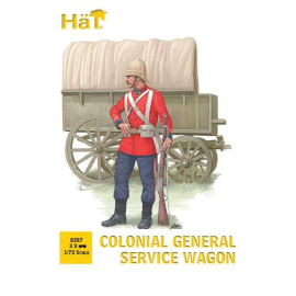 Colonial General Service Wagon (3 wagons per doos) Figuren