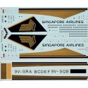 Boeing 777 SINGAPORE AIRLINES (RR) Jubilee. 9V-SQB etc