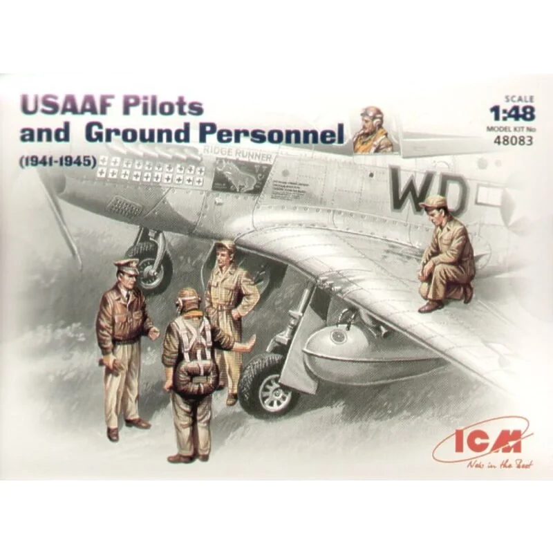 USAAF Pilots/Ground crew figures 1941/45