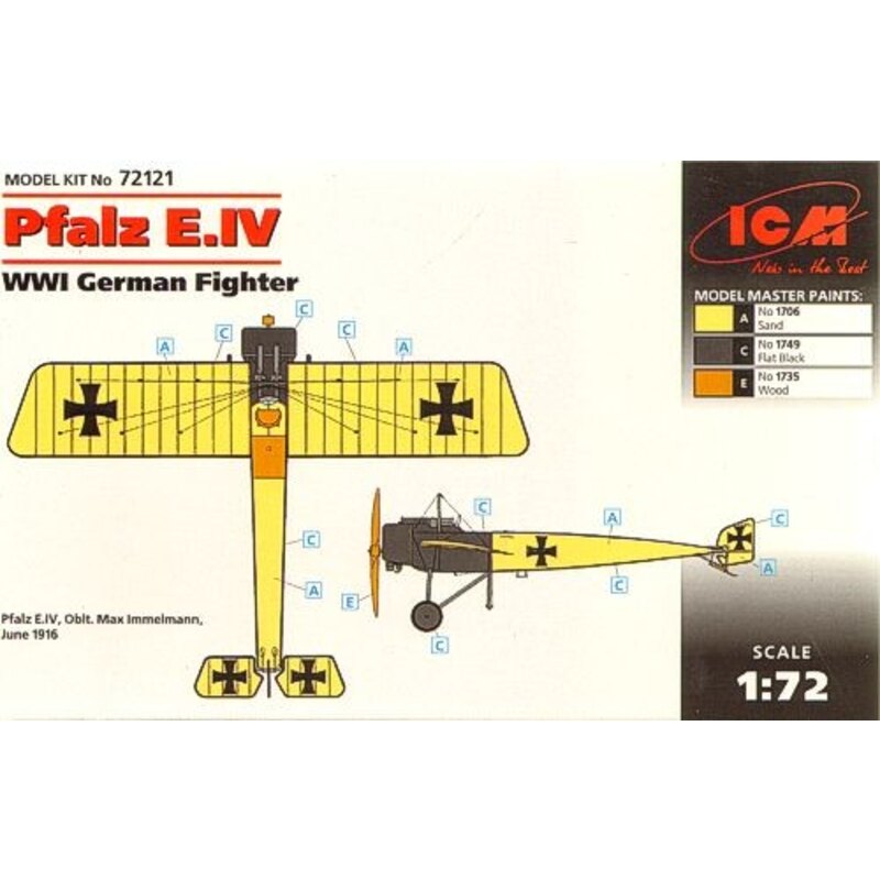 Pfalz E.IV WWI German Fighter