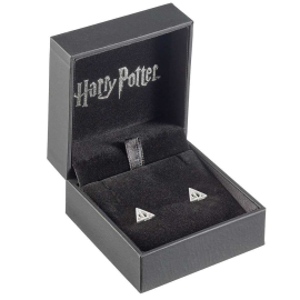Harry Potter earrings silver Deathly Hallow