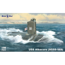 USS Albacore (AGSS-569) Bouwmodell