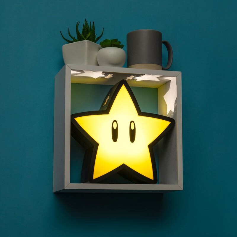 Paladone products Super Mario Bros. lampe Super Star