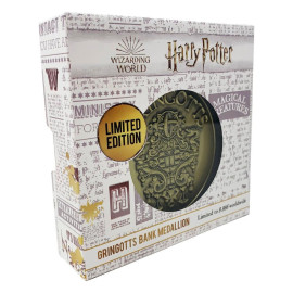 Harry Potter medaillon Goudgrijp Crest Limited Edition 