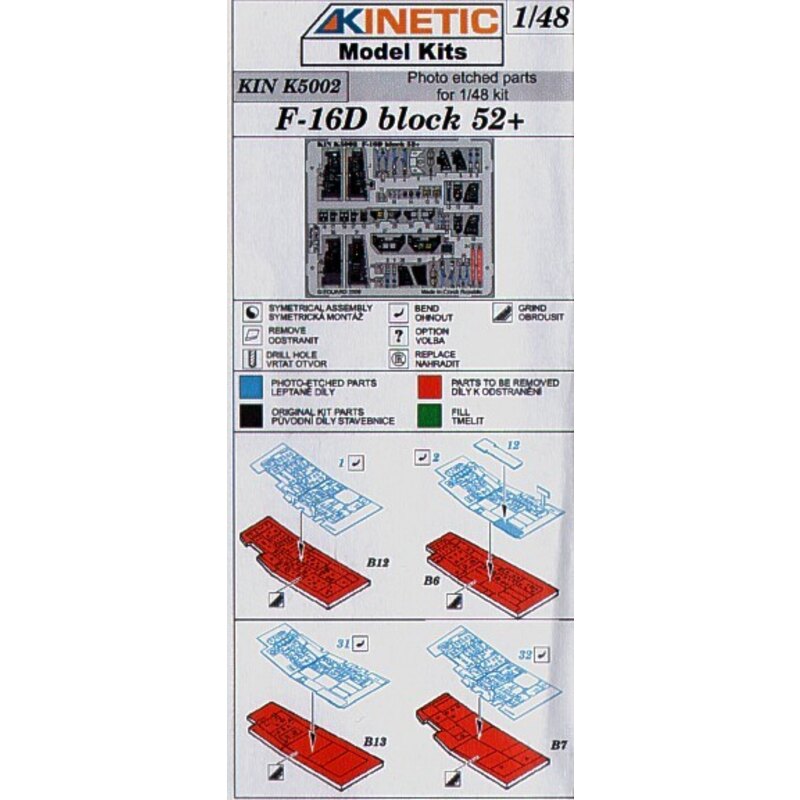 Lockheed Martin F-16N Block 52+ (designed to be assembled with model Kits from Kinetic)