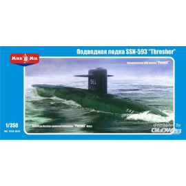 SSN-593 Tresher Amerikaanse onderzeeër Bouwmodell