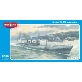 Britse HMS K-15 onderzeeër Bouwmodell