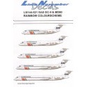 Douglas DC-9/MD-80/MD-82/MD-90 SAS all Norwegian registered colour schemes