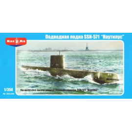 U. S. Nautilus SSN-571 nuclear submarine Bouwmodell
