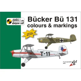 Bucker Bu 131 colour and markings book with 1:72 decal sheet