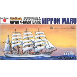 JAPAN 4 MAST SCHORS NIPPON MARU Bouwmodell