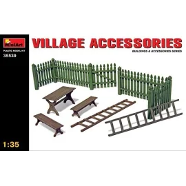 Village Accessories. Gate benches and ladders