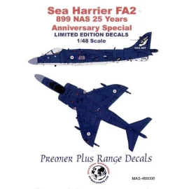 BAe Sea Harrier FA.2 (1) ZH809 899 NAS 25th Anniversary special Overall blue with white undersurfaces