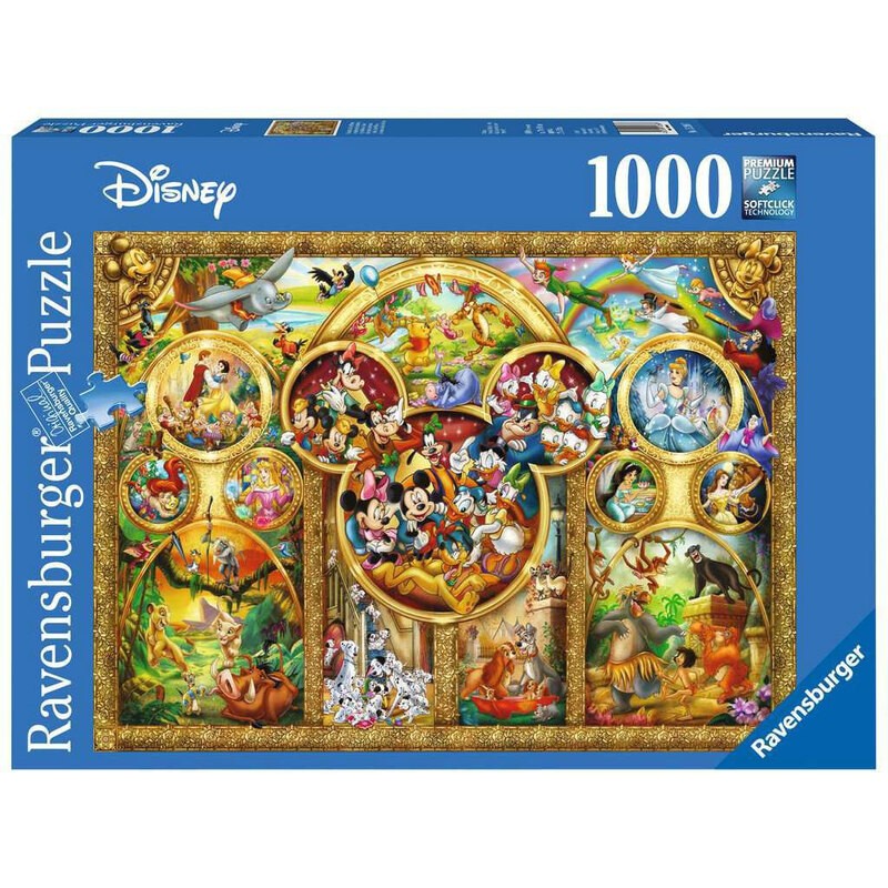 verlangen veelbelovend jam Ravensburger puzzel Disney puzzel De mooiste Disney thema's (1000 stuk...