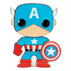 Marvel POP! Captain America emaille pin pin 10 cm 