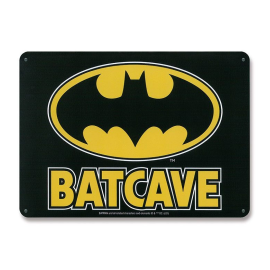 DC Comics Batcave metalen bord 15 x 21 cm 