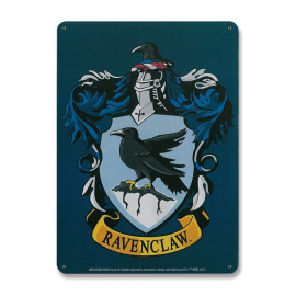 Harry Potter metalen bord Ravenklauw 15 x 21 cm 