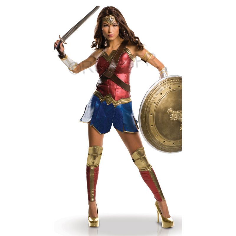 Broek Oprecht ondanks Rubies Grand Heritage Wonder Woman volwassen kostuum - L...