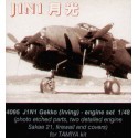 Nakajima J1N1 Gekko Irving engine set. 2 detailed Sakae 21 engines firewall and covers. includes photo-etched parts. (designed t