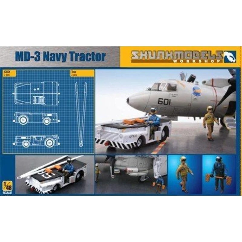 MD-3 NAVY TRACTOR SHORT TYPE with 3 figures