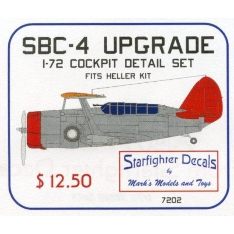 SBC-4 upgrade cockpit detail set (designed to be assembled with model kits from Heller)