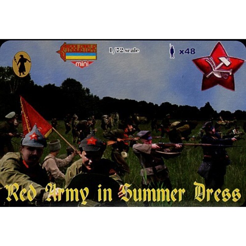 Red Army in Summer dress. Russian Civil War