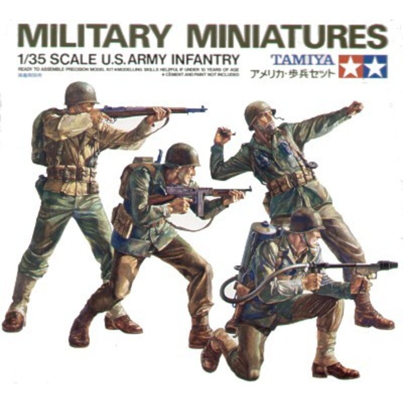 4 US Army Infantry Figuren