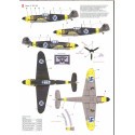 Messerschmitt Bf 109G-2 in Finnish service (3) DL+IC in delivery scheme and two versions as Yellow 2 MT-222 with 1/LeLv 34. Inc 