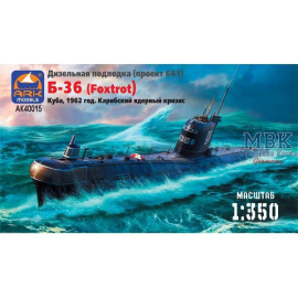 U-Boot Projekt 641 Cubaanse Crisis 1:350 Bouwmodell