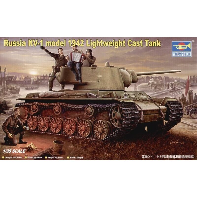 Russian KV-1 Model 1942 Lightweight cast turret