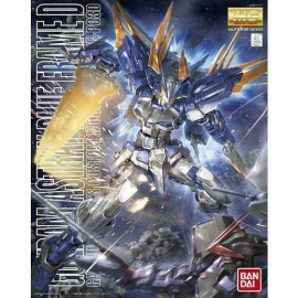 GUNDAM - MG 1/100 Gundam Dwaalspoor Blauw Frame D - Model Kit 18cm Gunpla