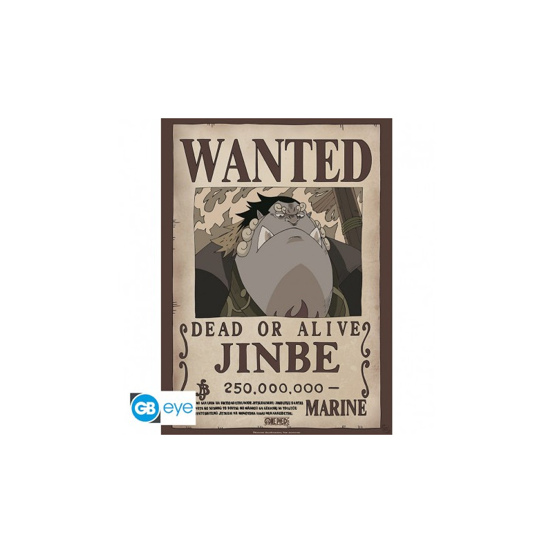 ABYstyle GBEye One Piece - Póster Wanted Luffy (52 x 38 cm)
