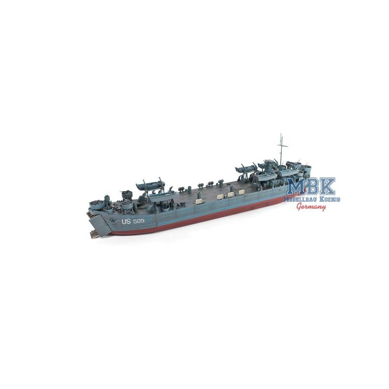 US Navy Type 2 LSTs - LST-491 Class Landing Ship Modelboot bouwpakket