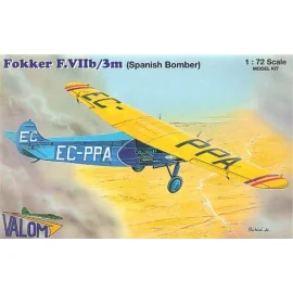 Fokker F.VIIb/3m. Decals Spanish Bomber and Croatian Bomber