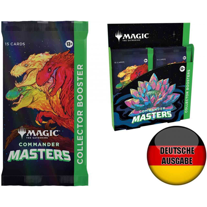 Magic The Gathering - Commander Masters Collector Booster Display (4) - German