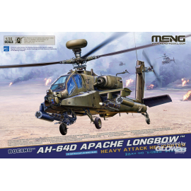Boeing AH-64D Apache Longbow Heavy Attack Helicopter Helikopter modellen 
