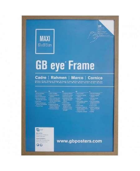 Gb eye GBEYE - Oak MDF frame - Maxi - 61 x 91.5 cm 