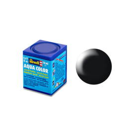 Satijn Zwart Aqua Acrylverf - 18ml 302