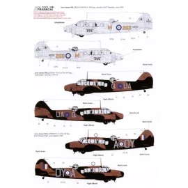 RAF Coastal Command 1938-42 (8) Avro Anson Mk.I (3) K6255 269/M B Flight 269 Squadron RAF Thornaby 1938 K8760 UA-Q 269 Squadron 