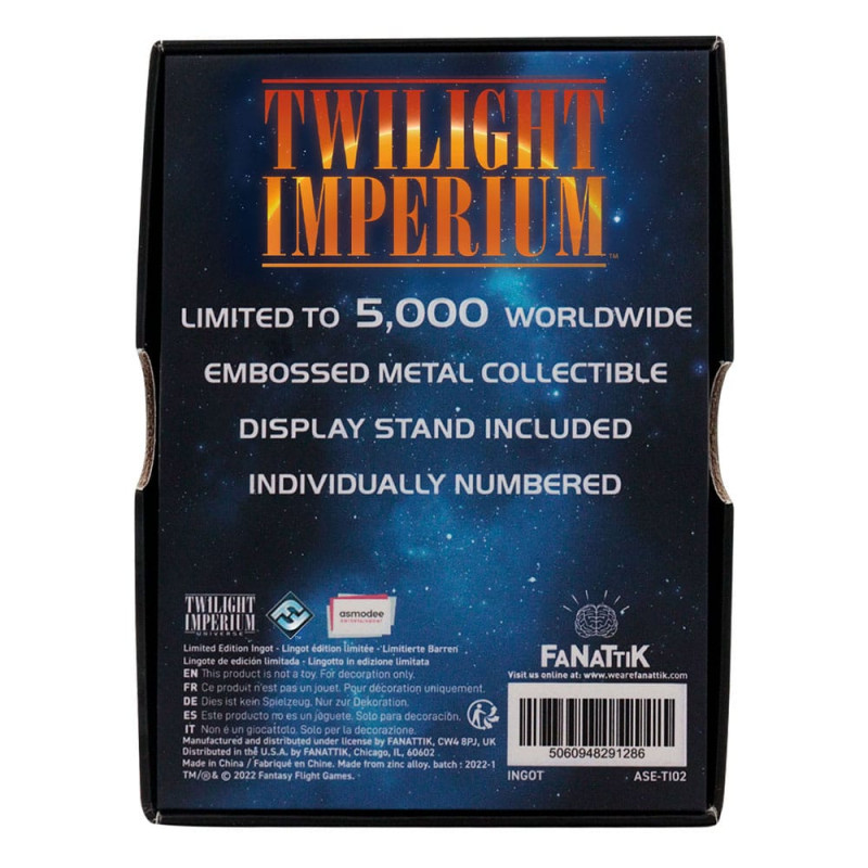 FNTK-ASE-TI02 Twilight Imperium Ingot The Federation of Sol Limited Edition