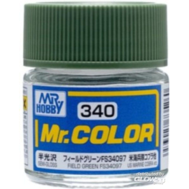 Mr Hobby -Gunze Mr. Color (10 ml) Field Green FS34097 