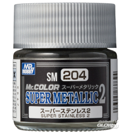Mr Hobby -Gunze Mr. Color Super Metallic Colors II (10 ml) Super Stainless II 