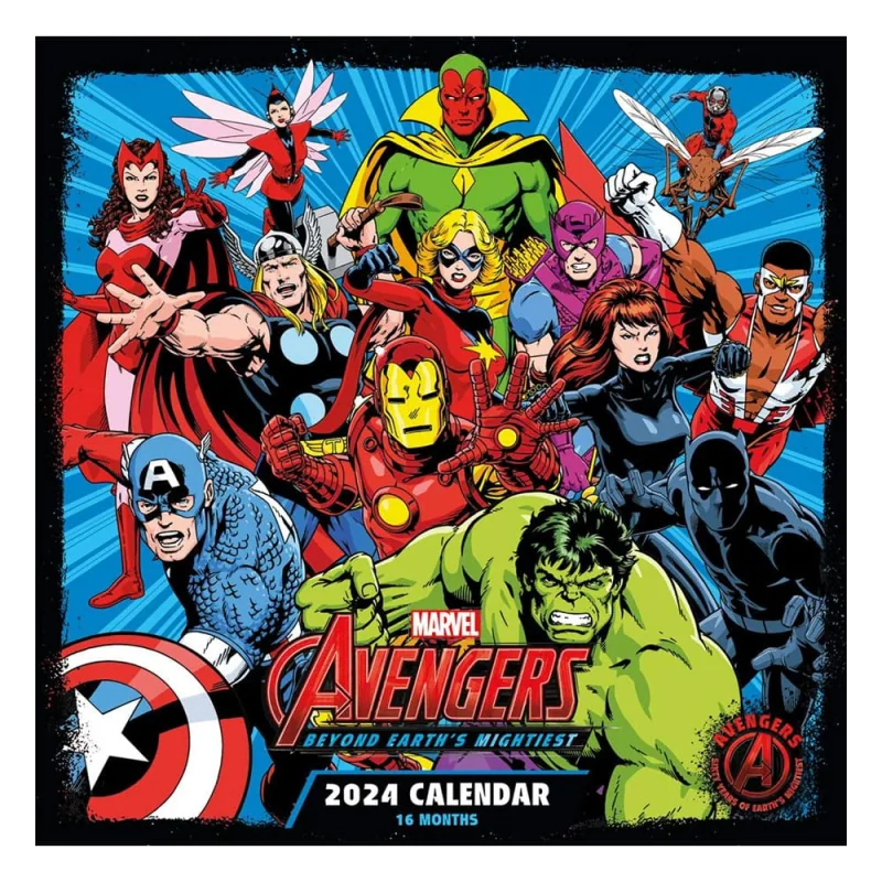  Marvel calendar 2024 Avengers in 1001hobbies (Num.24003)