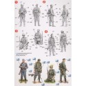 Advance To Kharkov 1942. 4 German Infantry figures