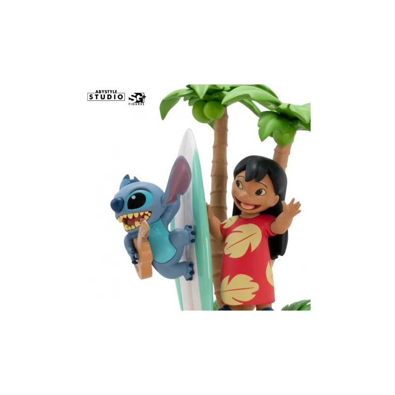 DISNEY Figurine Lilo & Stitch Surfboard